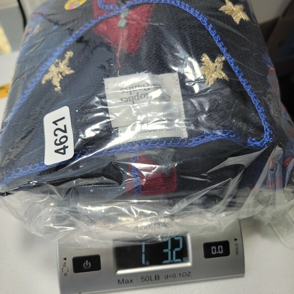 Vintage Christmas Cardigan Sweater Womens L 3D Hand Embroidered Trees Buttons - Picture 15 of 15